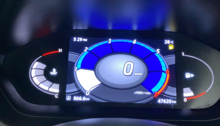 2021 Nissan MAGNITE XV PREMIUM, Petrol, Manual, 47,846 km, Odometer Image