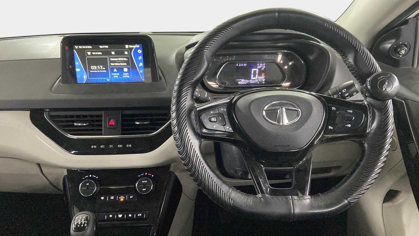 2021 Tata NEXON XZ PLUS DIESEL SUNROOF, Diesel, Manual, 46,501 km, Steering Wheel Close Up