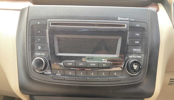 2017 Maruti Dzire VXI, Petrol, Manual, 61,945 km, Infotainment system - Button has minor damage