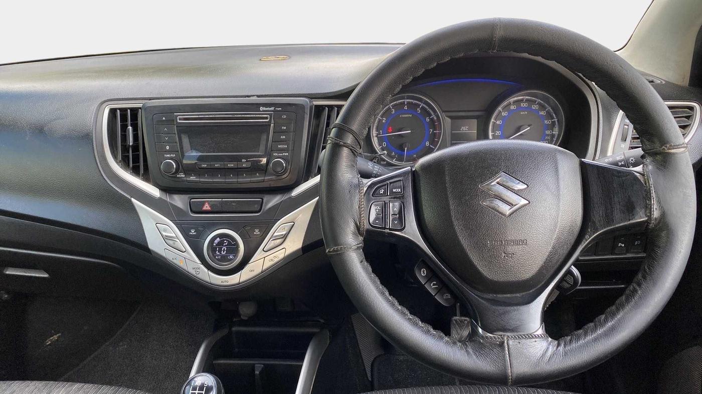 2017 Maruti Baleno DELTA PETROL 1.2, Petrol, Manual, 44,221 km, Steering Wheel Close Up
