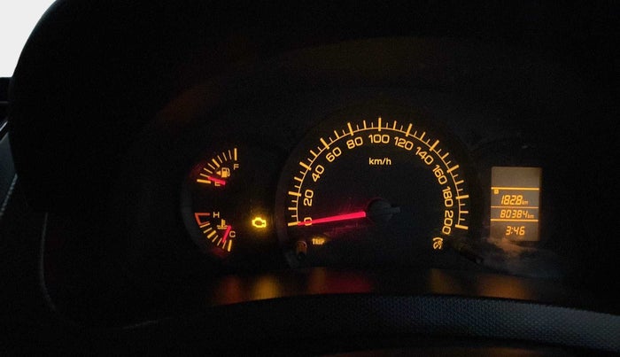 2013 Maruti Swift LXI, CNG, Manual, 80,838 km, Odometer Image