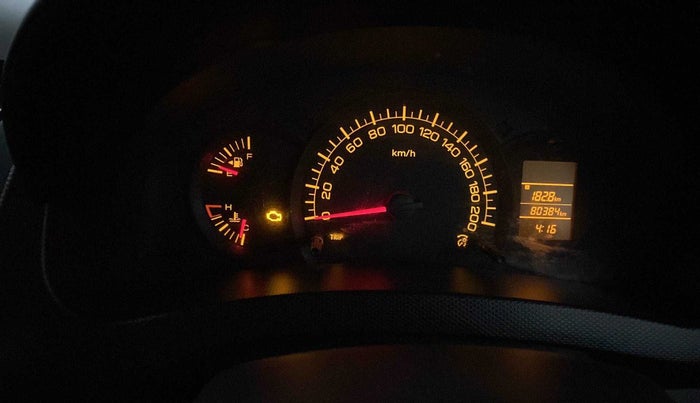 2013 Maruti Swift LXI, CNG, Manual, 80,838 km, Instrument cluster - MIL light  due to CNG outside fitment