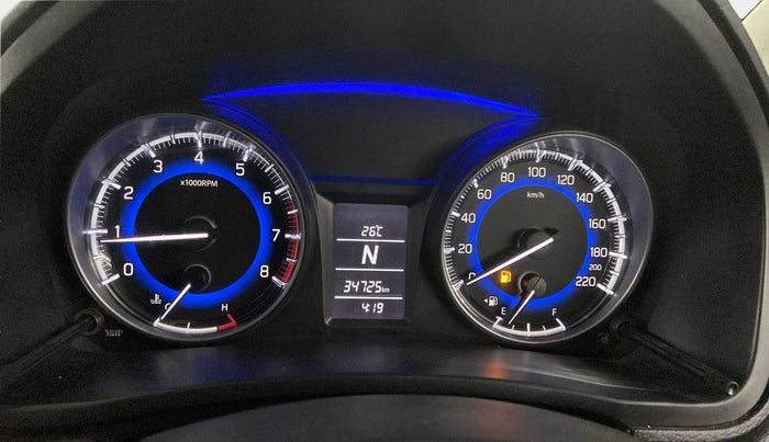 2018 Maruti Baleno DELTA CVT PETROL 1.2, Petrol, Automatic, 34,725 km, Odometer Image