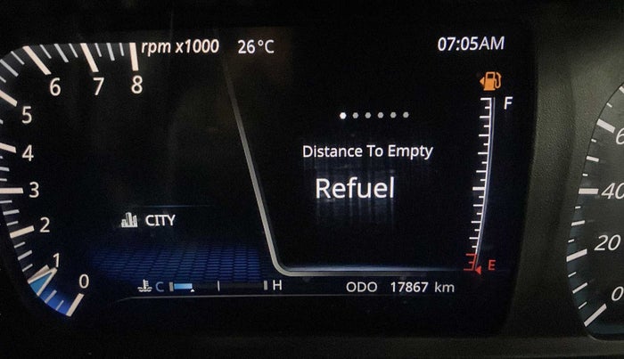 2020 Tata ALTROZ XZ PETROL, Petrol, Manual, 17,866 km, Odometer Image