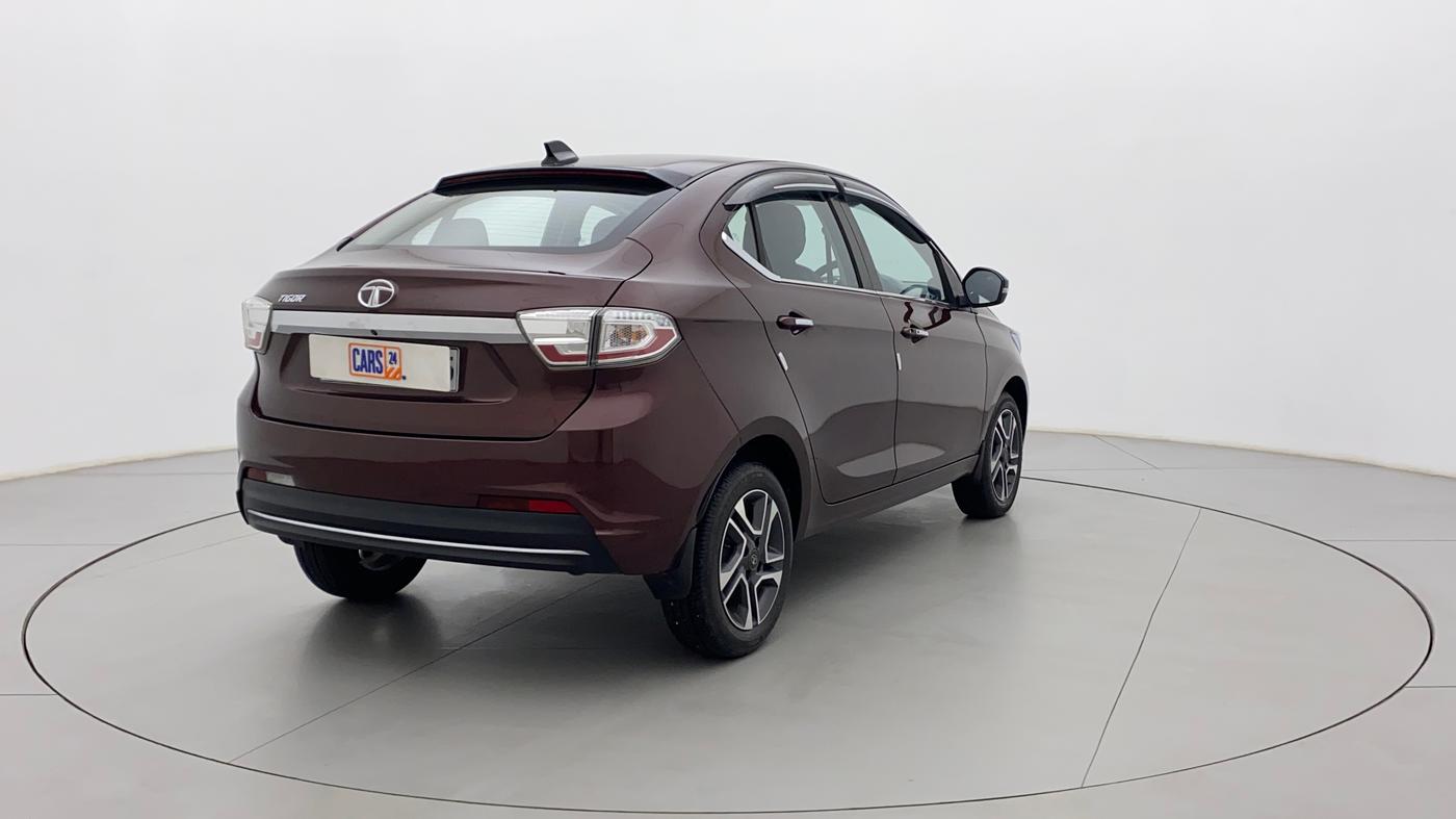 2021 Tata TIGOR XZ PLUS PETROL, Petrol, Manual, 11,676 km, Right Back Diagonal