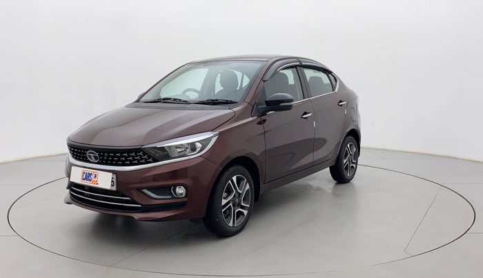 2021 Tata TIGOR XZ PLUS PETROL, Petrol, Manual, 11,676 km, Left Front Diagonal