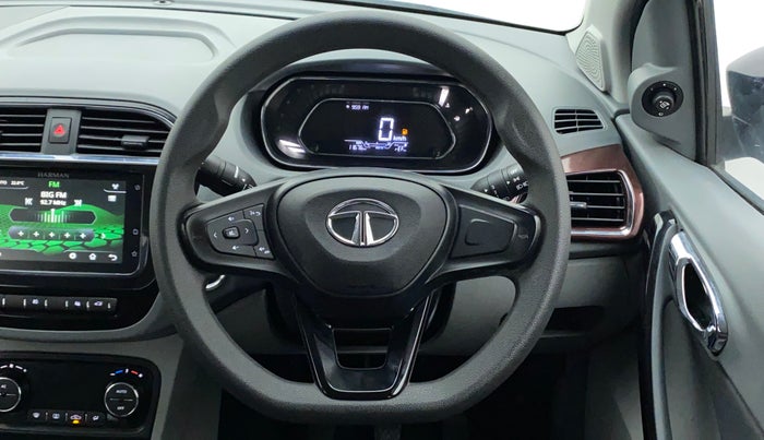 2021 Tata TIGOR XZ PLUS PETROL, Petrol, Manual, 11,676 km, Steering Wheel Close Up