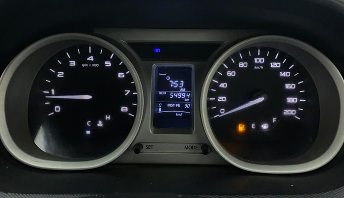 2017 Tata Tiago XZ PETROL, Petrol, Manual, 54,994 km, Odometer Image