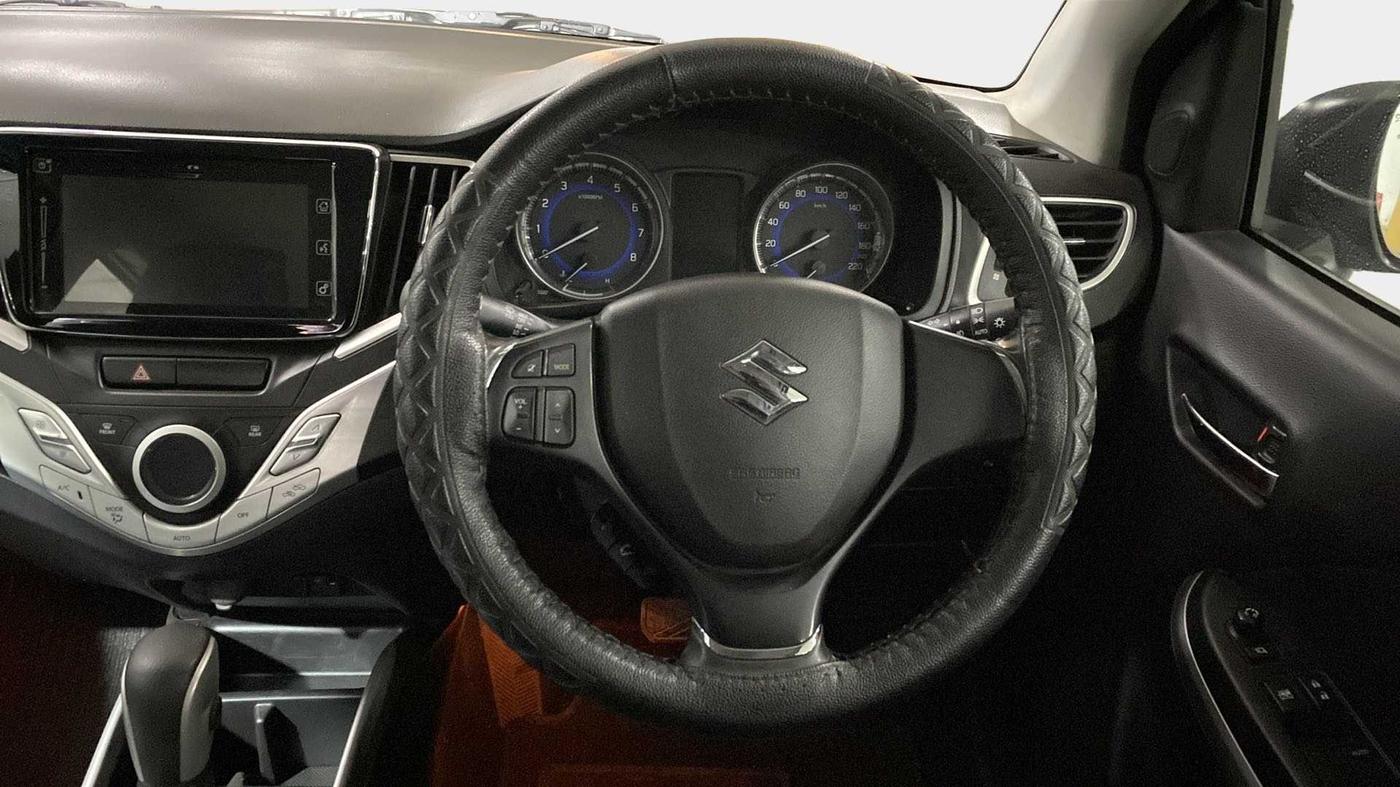 2018 Maruti Baleno ALPHA CVT PETROL 1.2, Petrol, Automatic, 68,012 km, Steering Wheel Close Up