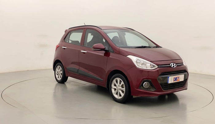 2015 Hyundai Grand i10 ASTA AT 1.2 KAPPA VTVT, Petrol, Automatic, 68,716 km, Right Front Diagonal