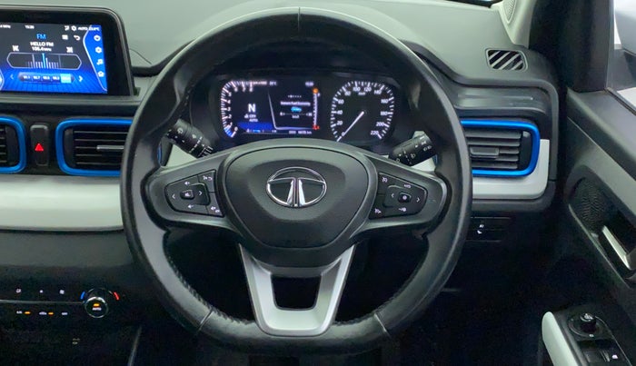 2022 Tata PUNCH CREATIVE AMT 1.2 RTN DUAL TONE, Petrol, Automatic, 16,172 km, Steering Wheel Close Up