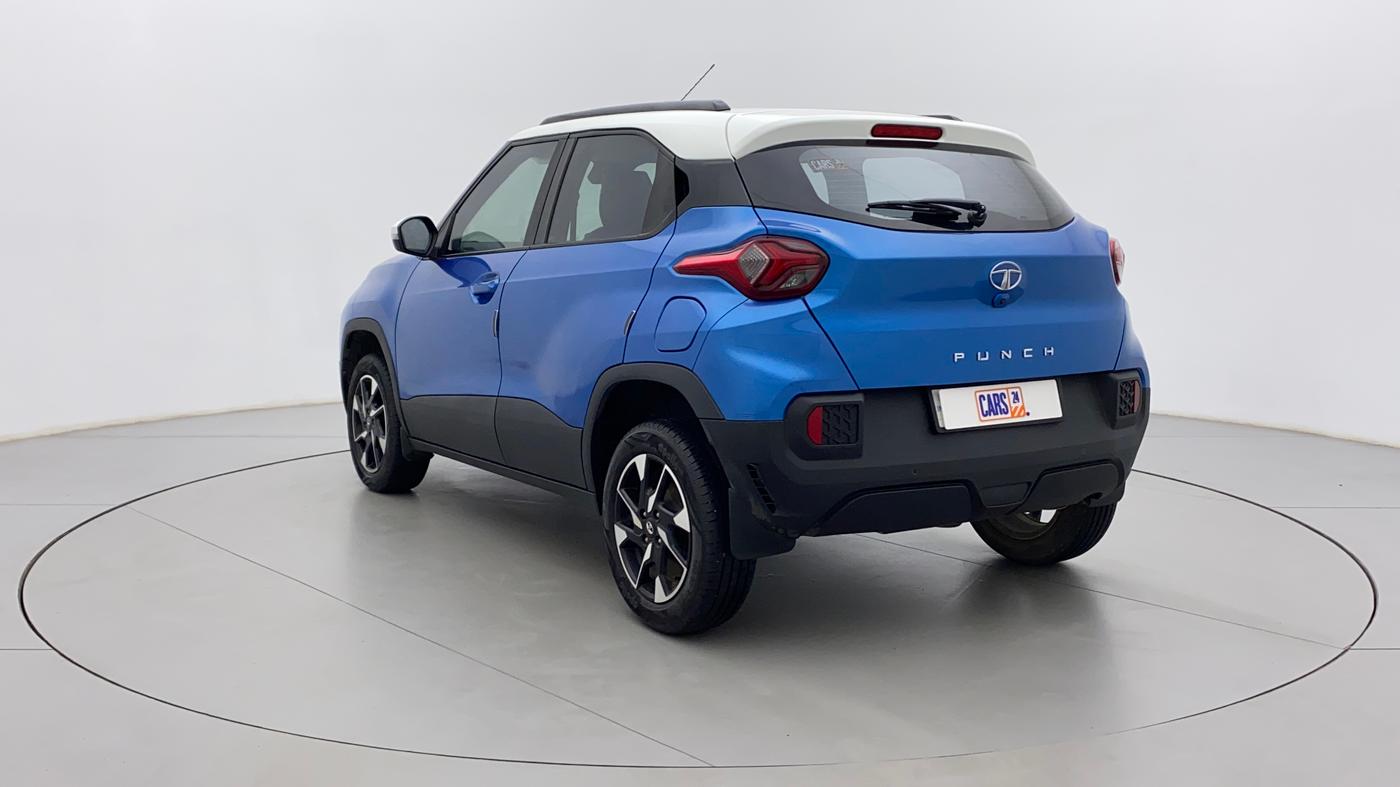 2022 Tata PUNCH CREATIVE AMT 1.2 RTN DUAL TONE, Petrol, Automatic, 16,172 km, Left Back Diagonal