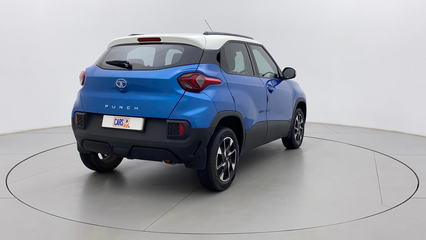 2022 Tata PUNCH CREATIVE AMT 1.2 RTN DUAL TONE, Petrol, Automatic, 16,172 km, Right Back Diagonal