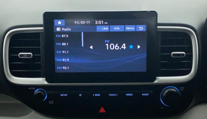 2022 Hyundai VENUE S (O) 1.0 TURBO IMT, Petrol, Manual, 7,772 km, Infotainment System