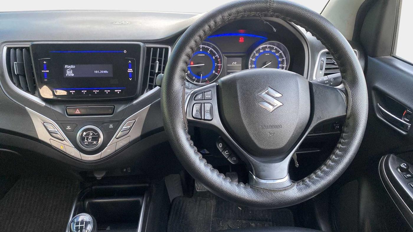 2019 Maruti Baleno DELTA PETROL 1.2, Petrol, Manual, 16,003 km, Steering Wheel Close Up