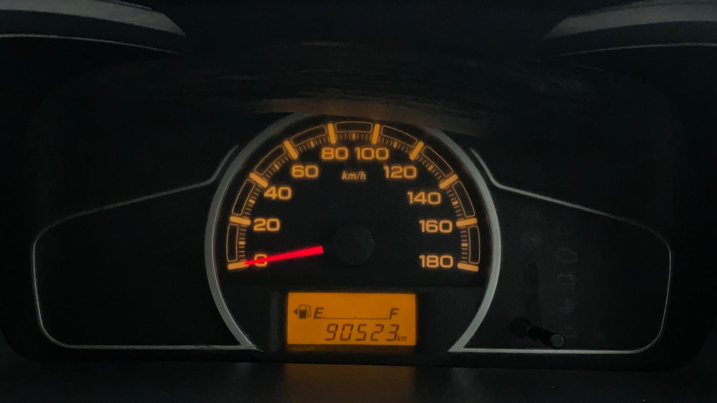 2015 Maruti Alto K10 LXI, Petrol, Manual, 90,508 km, Odometer Image