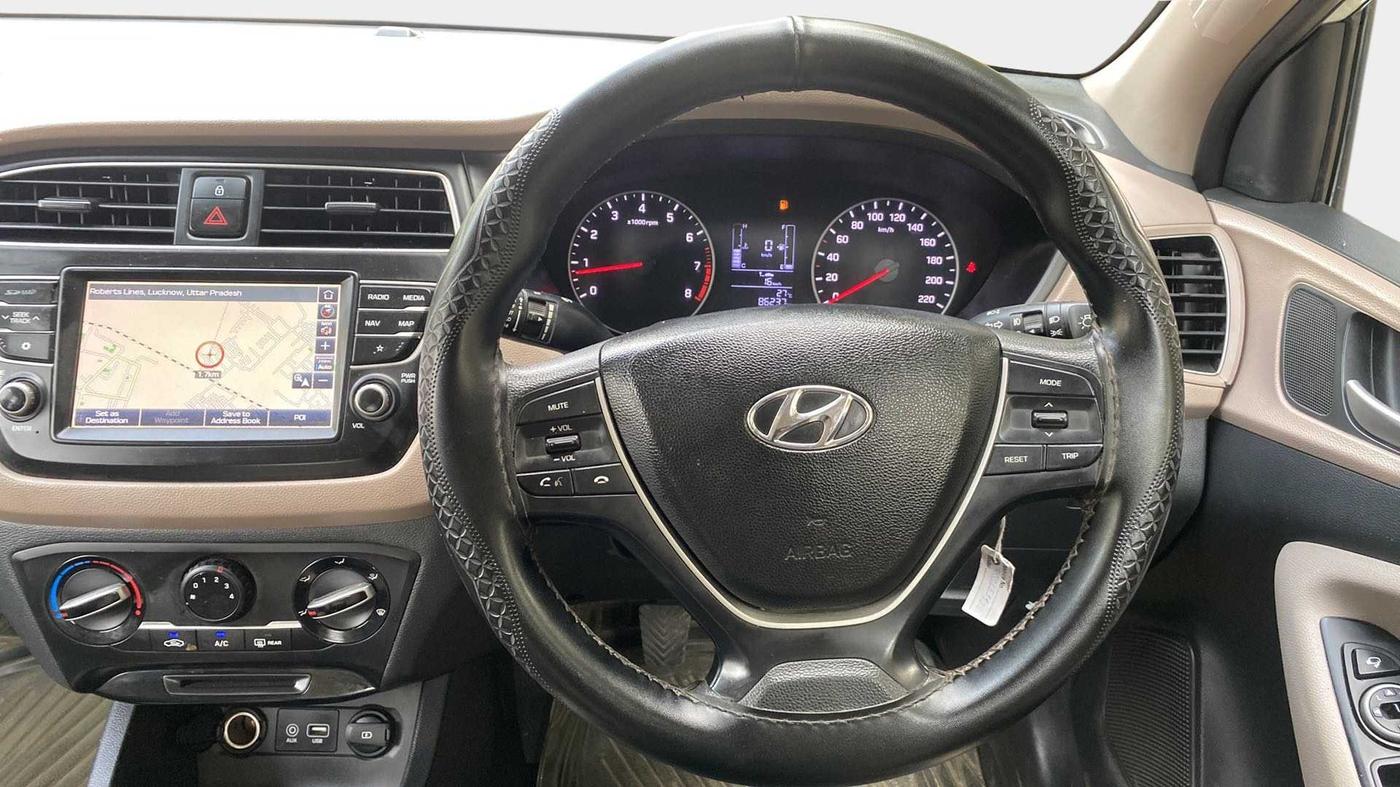2019 Hyundai Elite i20 SPORTZ PLUS 1.2, Petrol, Manual, 86,211 km, Steering Wheel Close Up