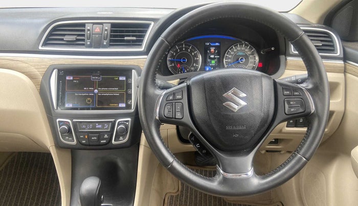 2019 Maruti Ciaz ALPHA  AT 1.5 SHVS PETROL, Petrol, Automatic, 19,411 km, Steering Wheel Close Up
