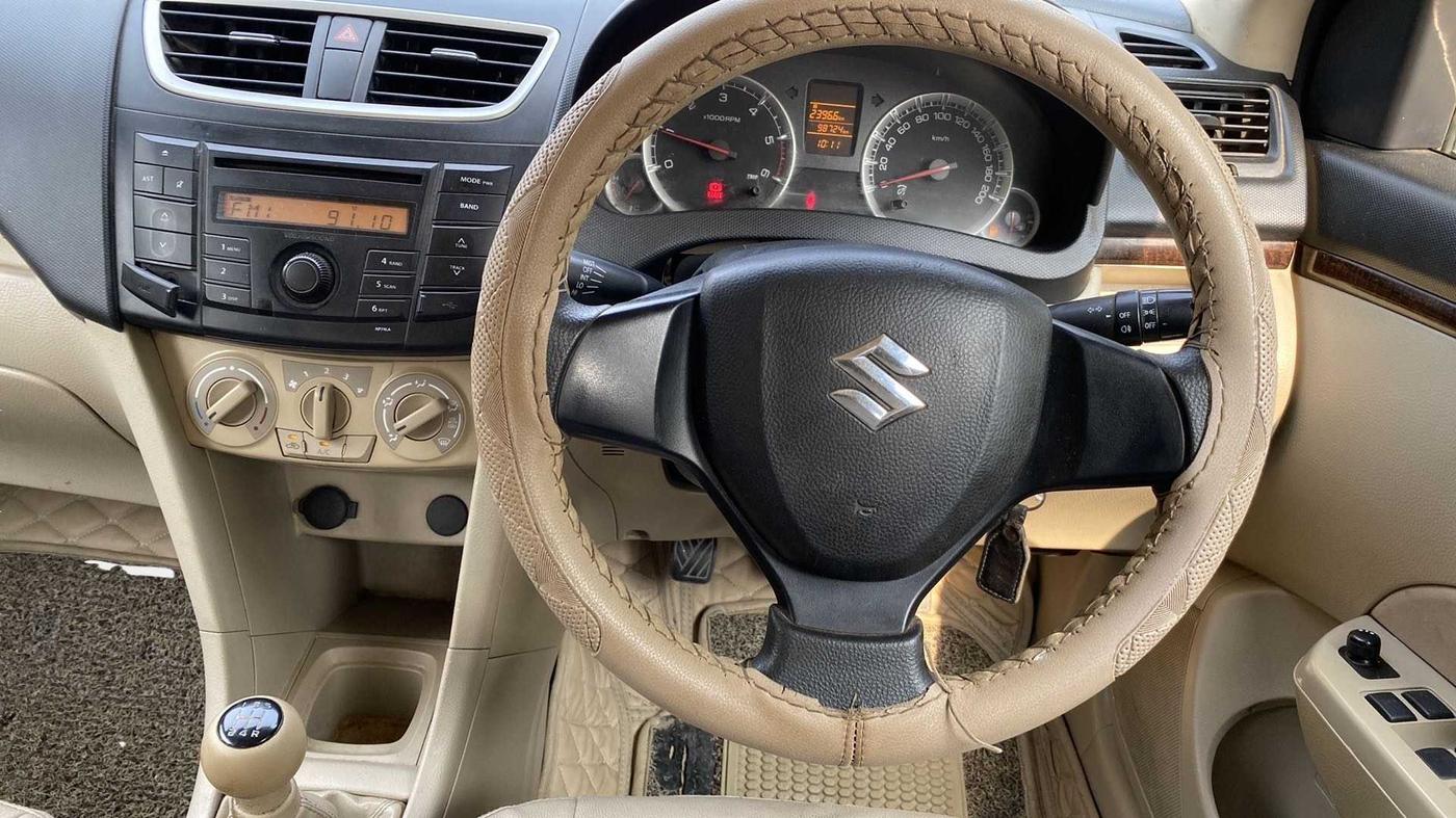 2014 Maruti Swift Dzire VDI, Diesel, Manual, 98,693 km, Steering Wheel Close Up