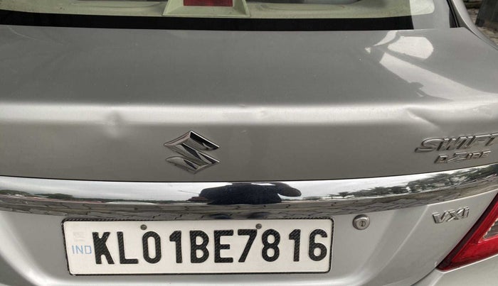 2012 Maruti Swift Dzire VXI, Petrol, Manual, 88,533 km, Dicky (Boot door) - Line - Paint ok & Dent >8 inch(If not in Criase Line)