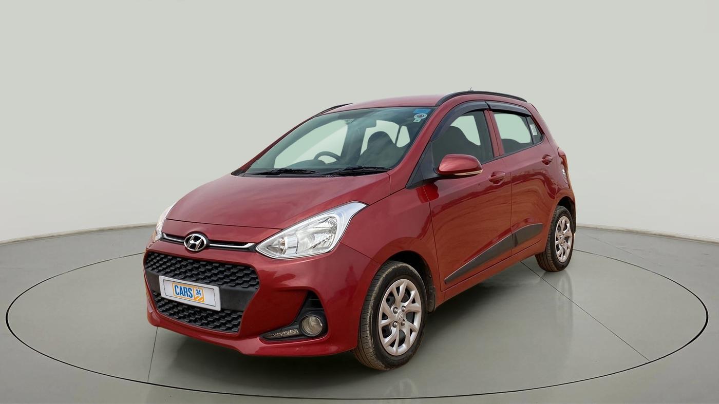 2019 Hyundai Grand i10 SPORTZ 1.2 KAPPA VTVT, Petrol, Manual, 14,925 km, Left Front Diagonal