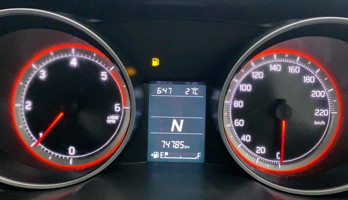 2018 Maruti Swift VDI AMT, Diesel, Automatic, 74,853 km, Odometer Image