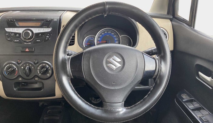 2017 Maruti Wagon R 1.0 VXI, Petrol, Manual, 58,869 km, Steering Wheel Close Up