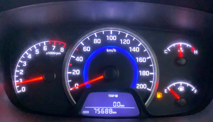 2018 Hyundai Grand i10 SPORTZ 1.2 KAPPA VTVT, Petrol, Manual, 75,741 km, Odometer Image