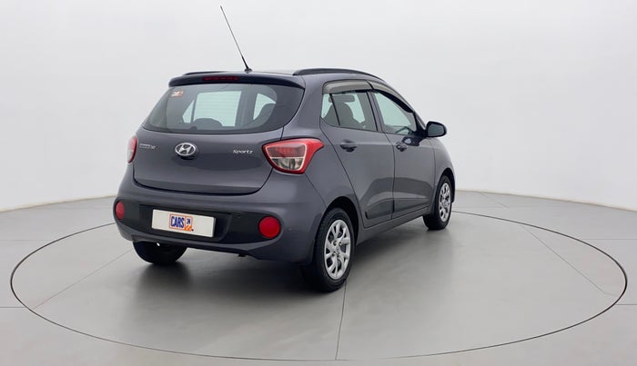 2018 Hyundai Grand i10 SPORTZ 1.2 KAPPA VTVT, Petrol, Manual, 75,741 km, Right Back Diagonal