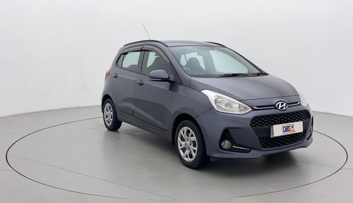 2018 Hyundai Grand i10 SPORTZ 1.2 KAPPA VTVT, Petrol, Manual, 75,741 km, Right Front Diagonal