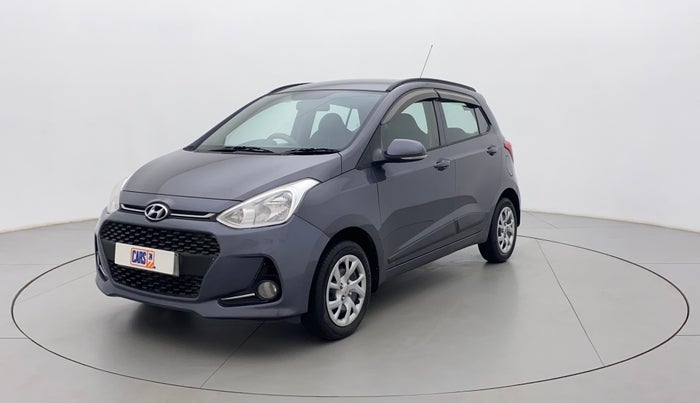 2018 Hyundai Grand i10 SPORTZ 1.2 KAPPA VTVT, Petrol, Manual, 75,741 km, Left Front Diagonal