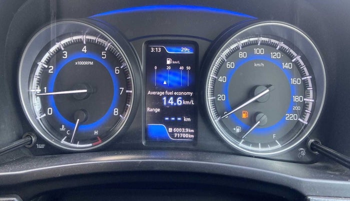2018 Maruti Baleno ALPHA PETROL 1.2, Petrol, Manual, 71,615 km, Odometer Image