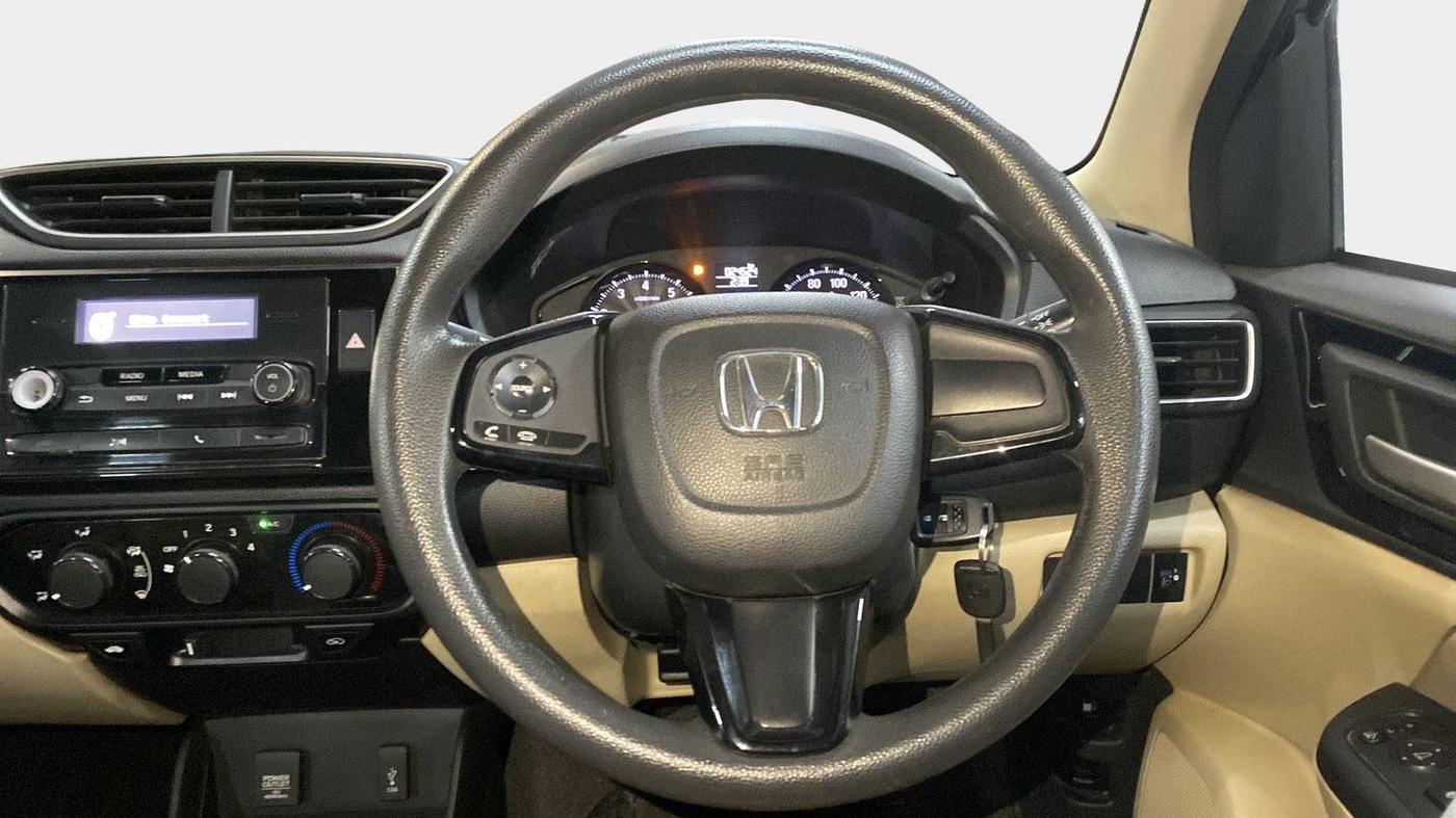 2019 Honda Amaze 1.2L I-VTEC S, Petrol, Manual, 24,519 km, Steering Wheel Close Up