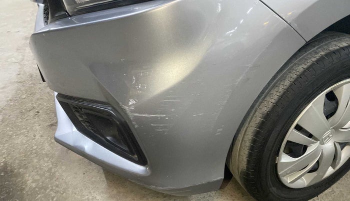 2019 Honda Amaze 1.2L I-VTEC S, Petrol, Manual, 24,519 km, Front bumper - Slightly dented