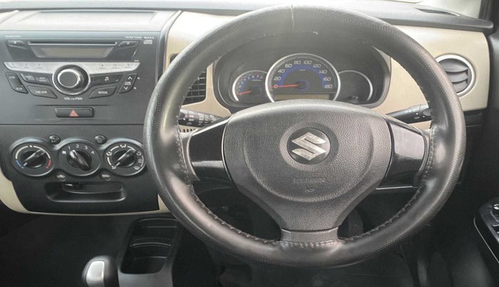 2017 Maruti Wagon R 1.0 VXI (O) AMT, Petrol, Automatic, 24,624 km, Steering Wheel Close Up