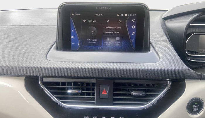 2021 Tata NEXON XZ PLUS PETROL, Petrol, Manual, 11,352 km, Infotainment System