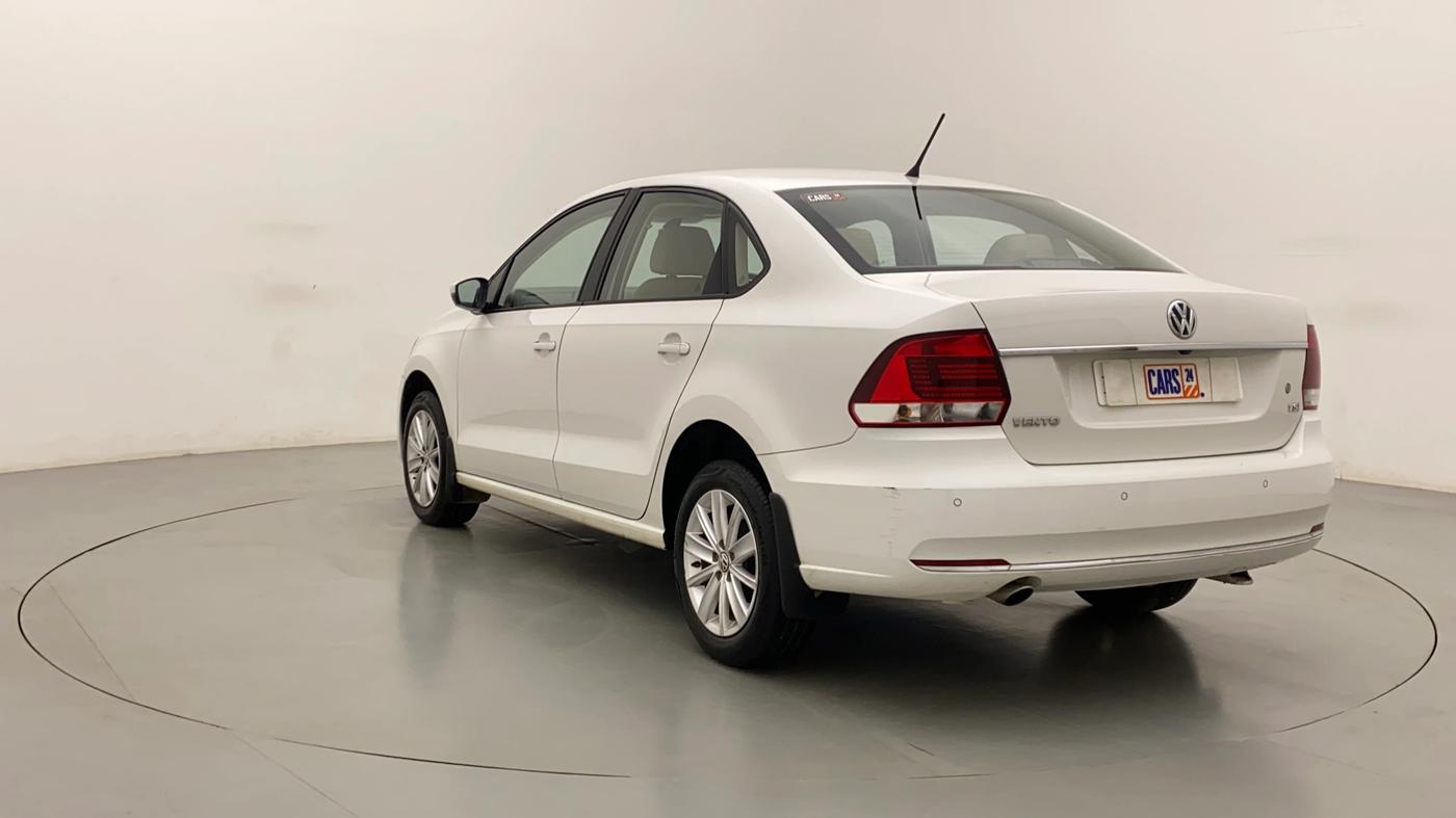 2017 Volkswagen Vento HIGHLINE PLUS 1.2 AT 16 ALLOY, Petrol, Automatic, 24,543 km, Left Back Diagonal