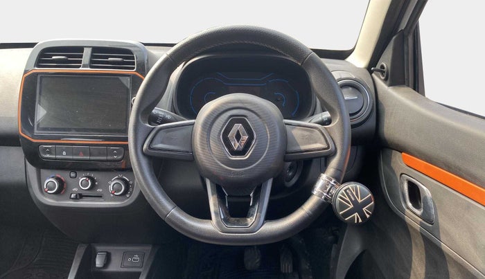 2021 Renault Kwid CLIMBER 1.0 AMT (O), Petrol, Automatic, 27,484 km, Steering Wheel Close Up
