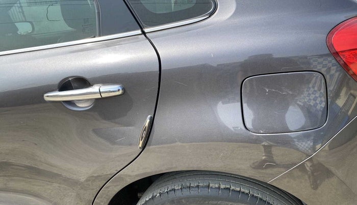 2018 Maruti Baleno ALPHA PETROL 1.2, Petrol, Manual, 60,441 km, Left quarter panel - Minor scratches