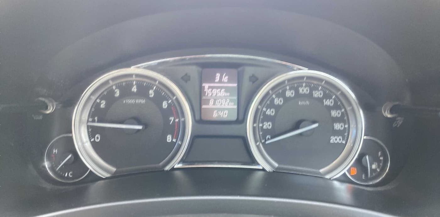 2015 Maruti Ciaz VXI, Petrol, Manual, 81,132 km, Odometer Image