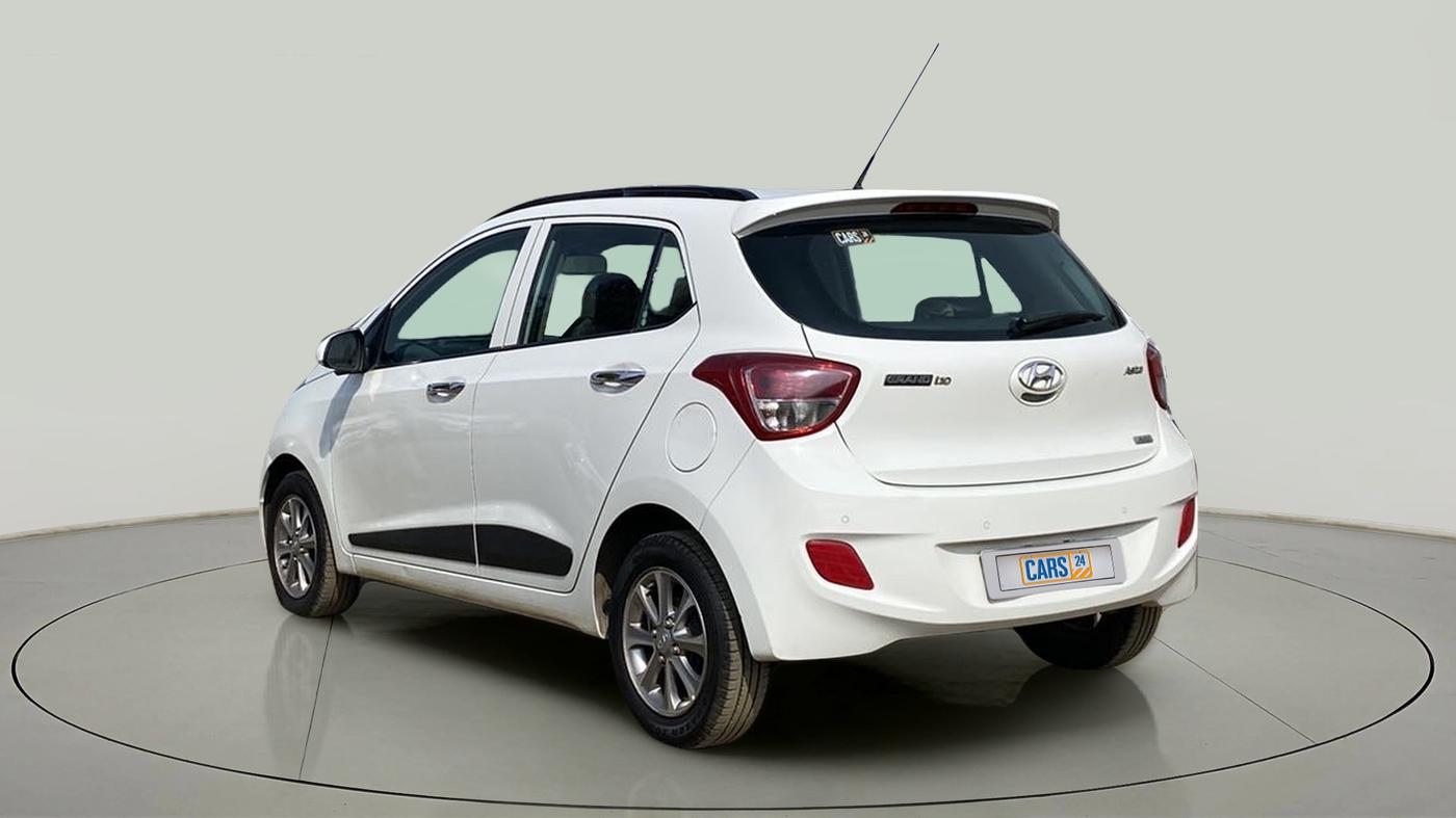 2016 Hyundai Grand i10 ASTA (O) AT 1.2 KAPPA VTVT, Petrol, Automatic, 23,035 km, Left Back Diagonal