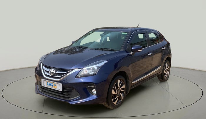 2020 Toyota Glanza V CVT, Petrol, Automatic, 26,598 km, Left Front Diagonal