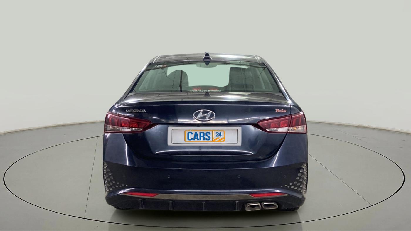 2021 Hyundai Verna SX (O) 1.0 TURBO DCT, Petrol, Automatic, 39,795 km, Back/Rear