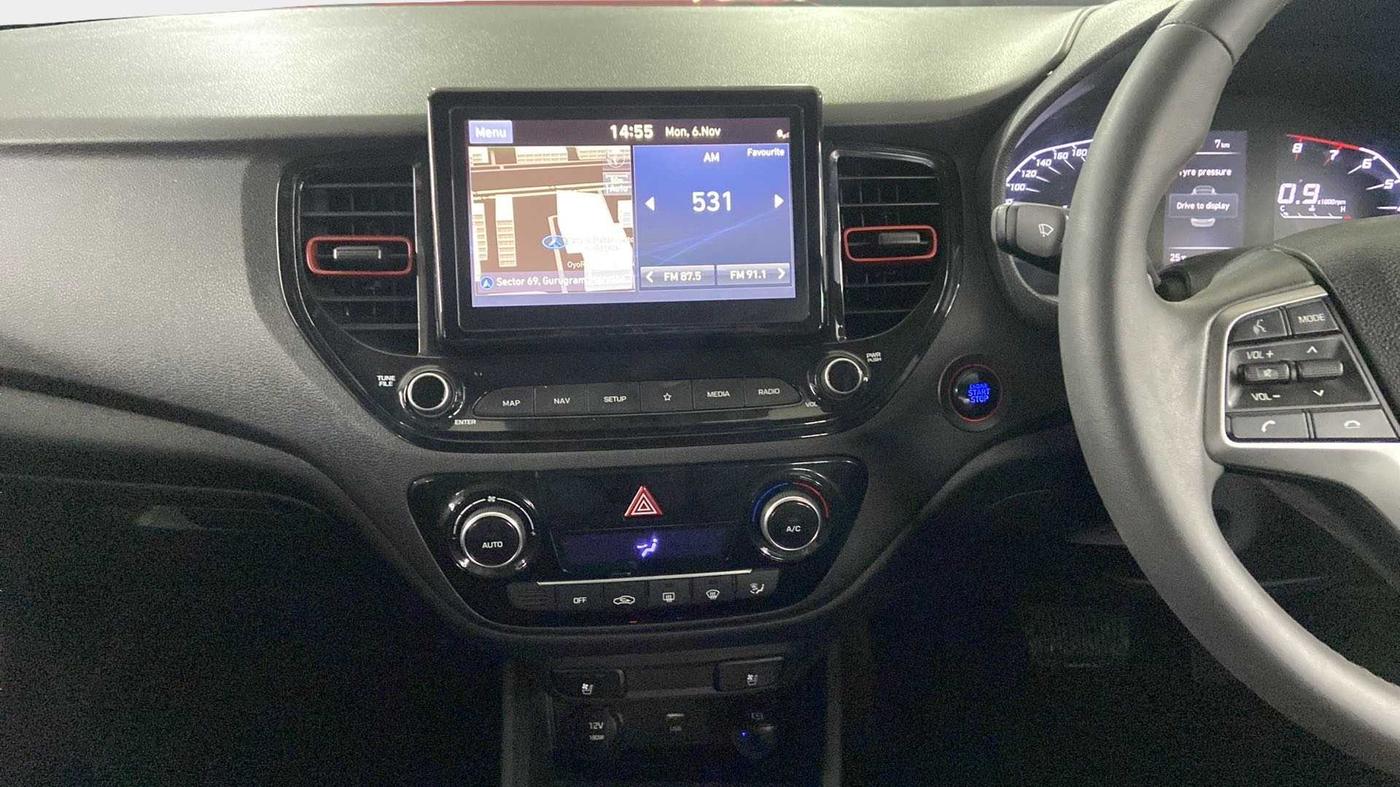 2021 Hyundai Verna SX (O) 1.0 TURBO DCT, Petrol, Automatic, 39,795 km, Air Conditioner