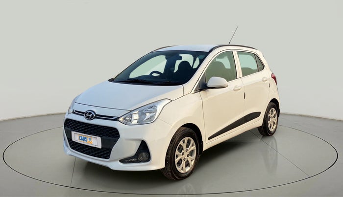 2018 Hyundai Grand i10 SPORTZ (O) 1.2 KAPPA VTVT, Petrol, Manual, 56,487 km, Left Front Diagonal