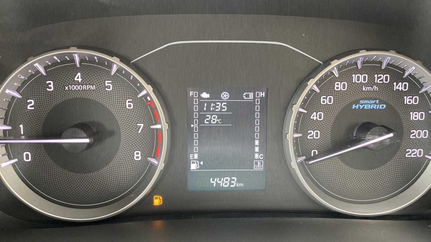 2023 Maruti BREZZA VXI SMART HYBRID, Petrol, Manual, 4,486 km, Odometer Image
