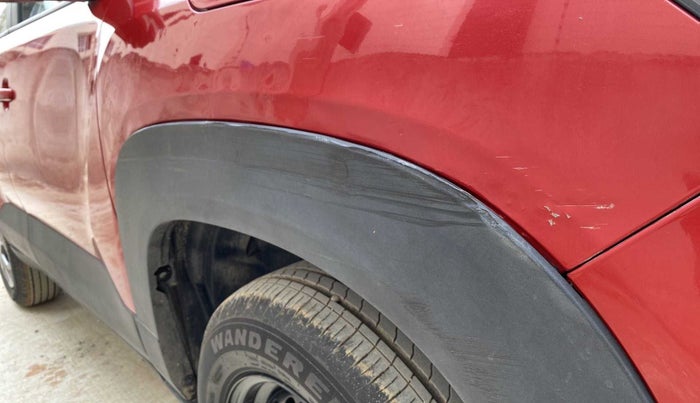 2023 Maruti BREZZA VXI SMART HYBRID, Petrol, Manual, 4,486 km, Right fender - Slightly dented