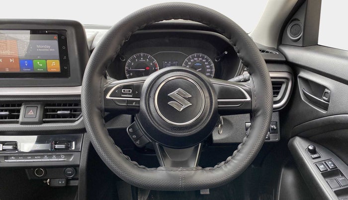 2023 Maruti BREZZA VXI SMART HYBRID, Petrol, Manual, 4,486 km, Steering Wheel Close Up