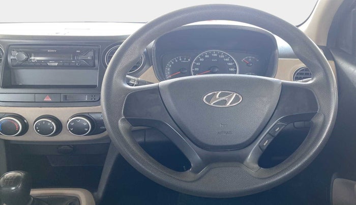 2016 Hyundai Grand i10 MAGNA 1.2 KAPPA VTVT, Petrol, Manual, 81,888 km, Steering Wheel Close Up