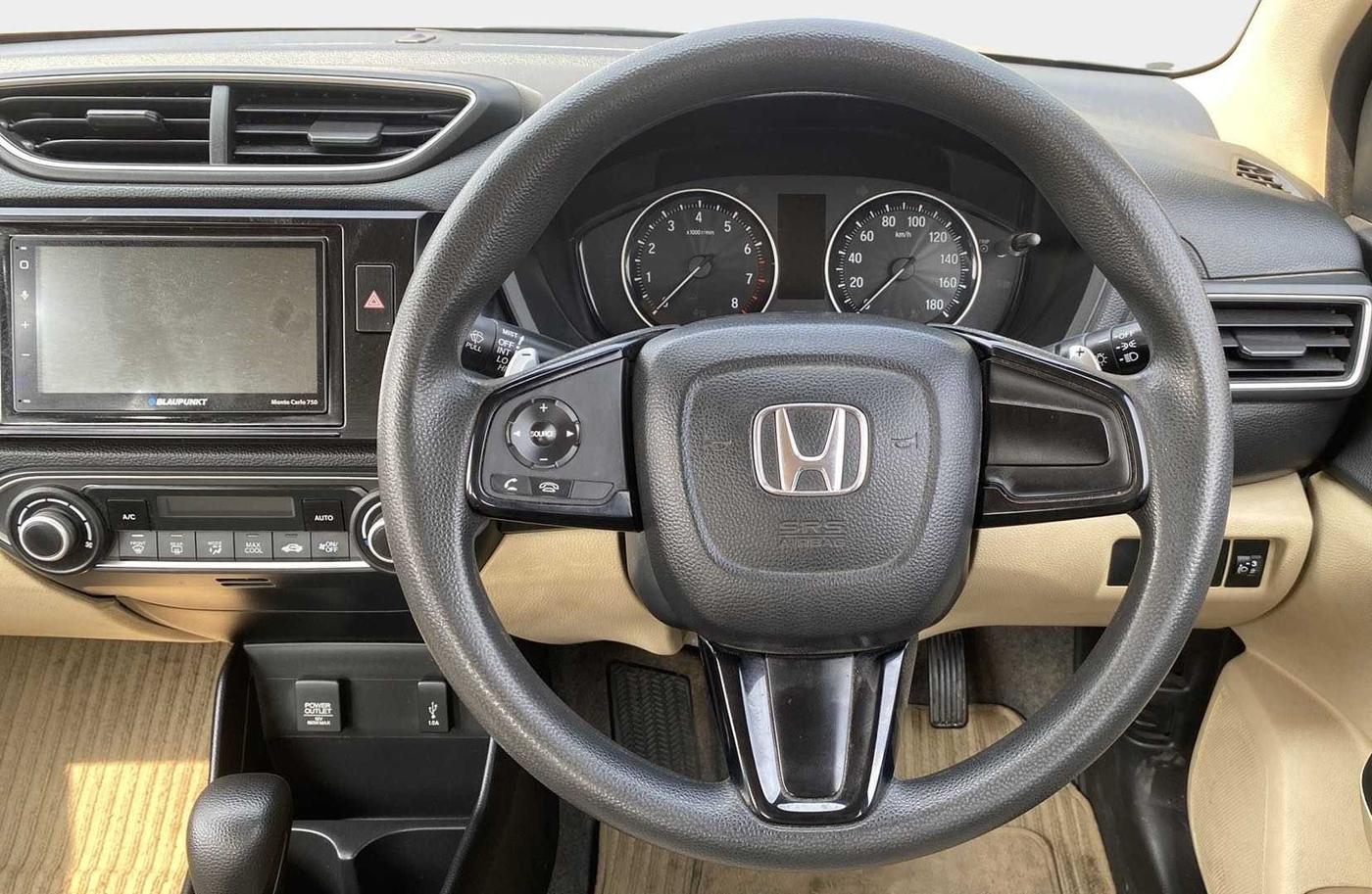 2018 Honda Amaze 1.2L I-VTEC V CVT, Petrol, Automatic, 57,128 km, Steering Wheel Close Up